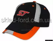 Бейсболка-кепка черно-оранжевая ST, 35010401